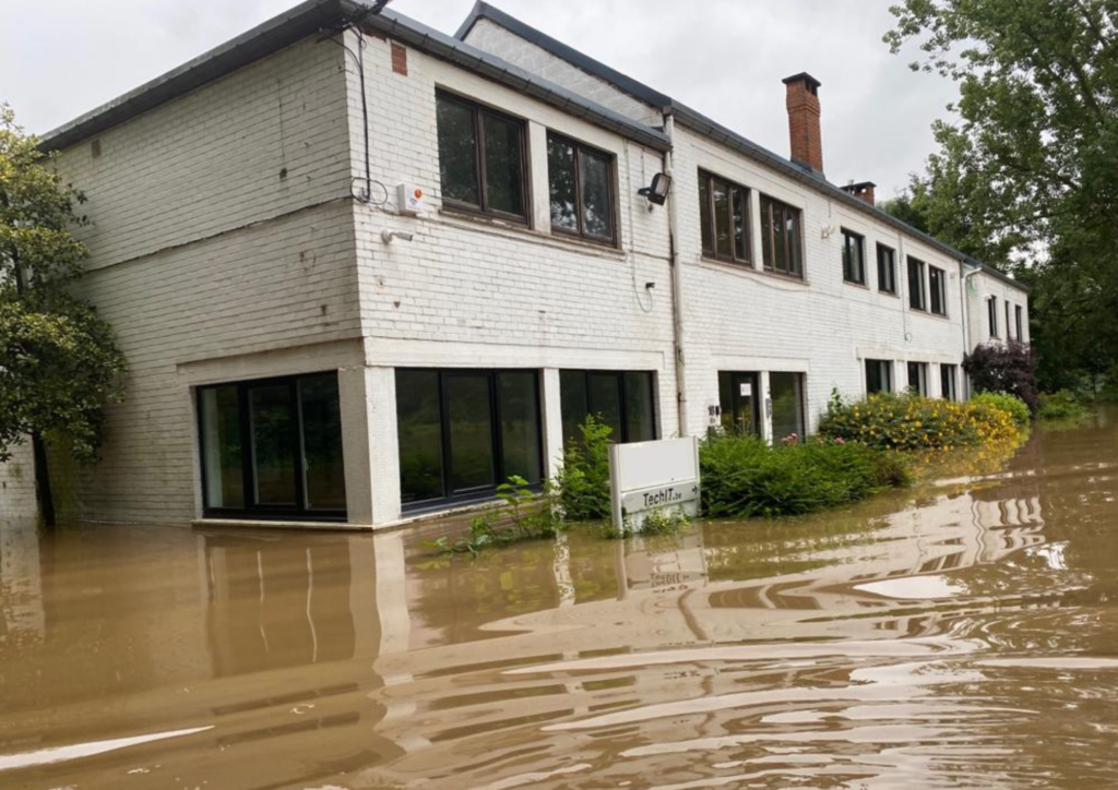 Onderneming Overstroming België